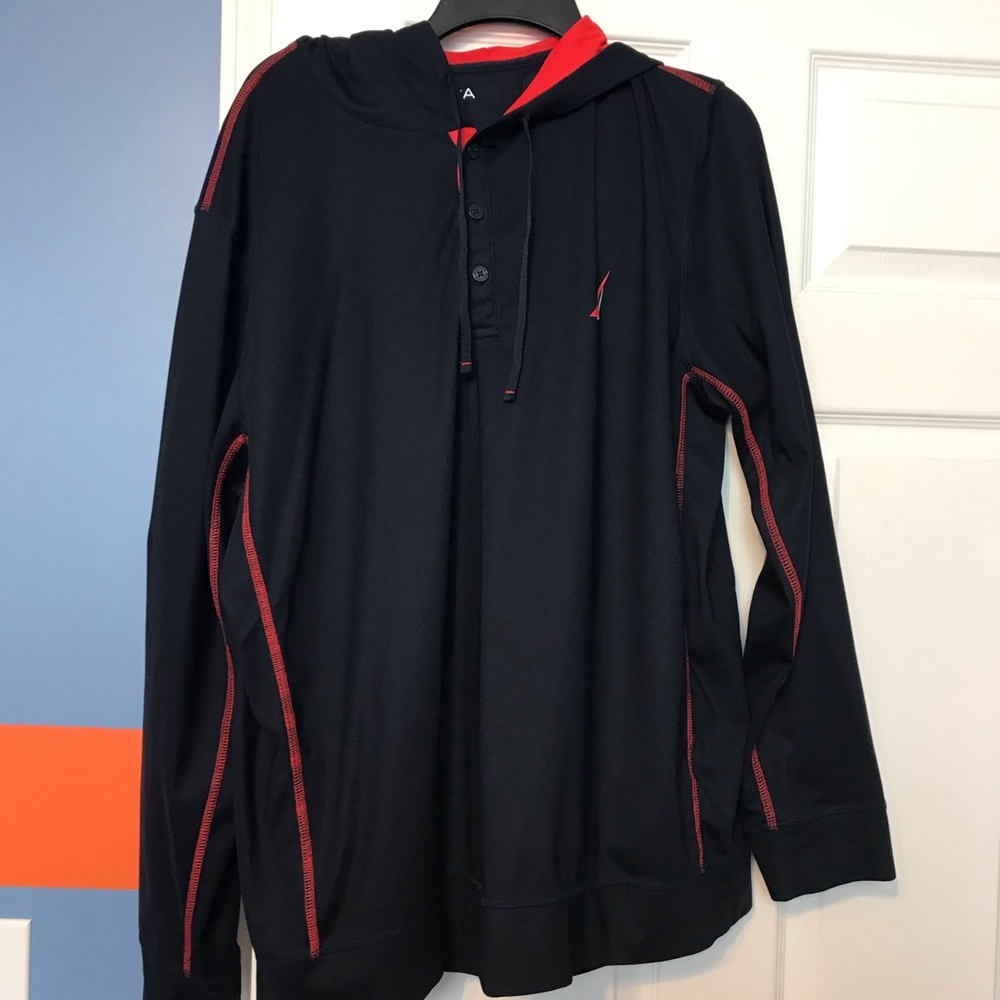 Nautica Men’s Long Sleeve Athletic Henley